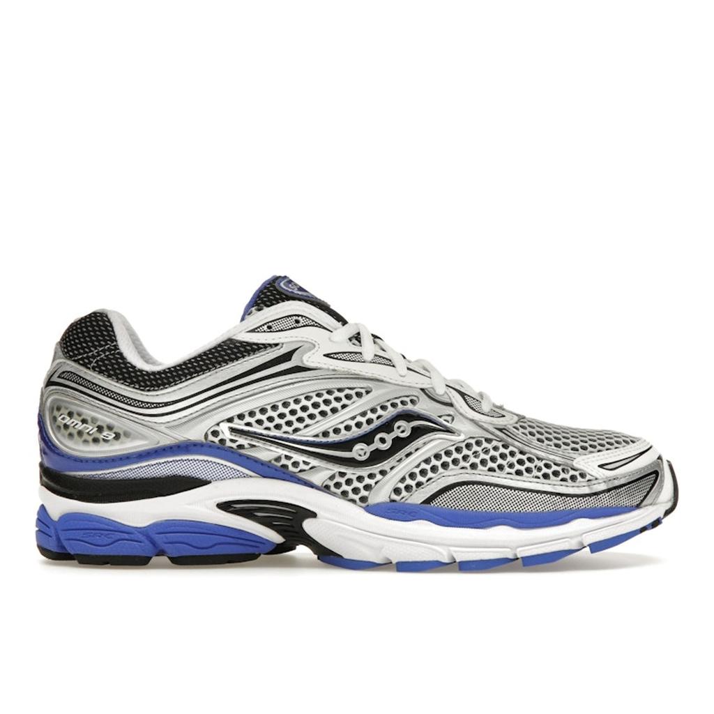 Saucony Progrid Omni 9 OG White Silver Blue Men Sneakers S70739-2