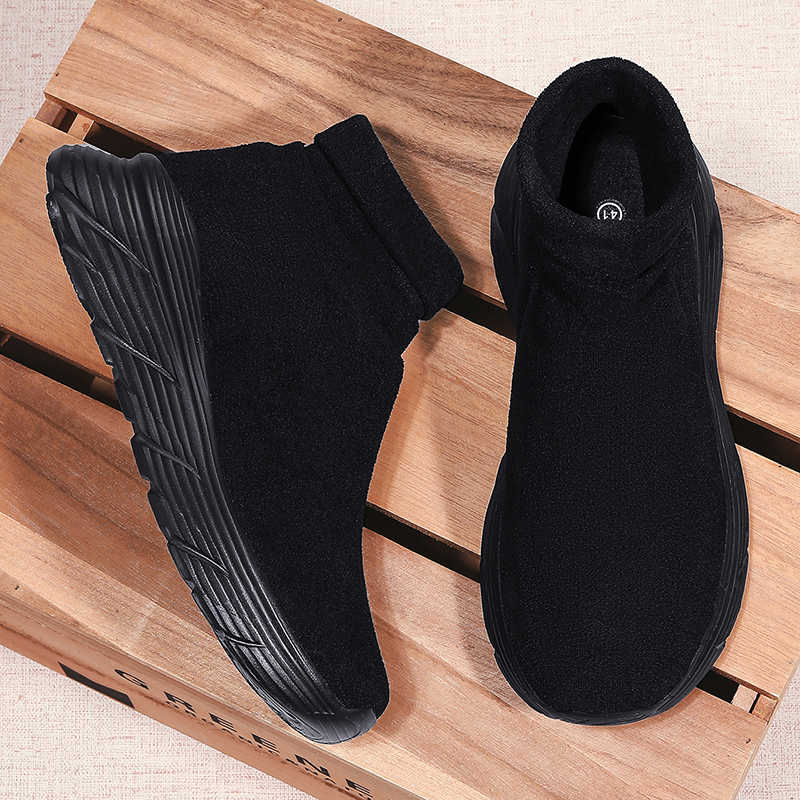 Fashion Light Weight Round Foot Casual Man Dress Sneakers Boots Mocasin Wedding Men Shoes Sports Universal Brand Clearance Outing