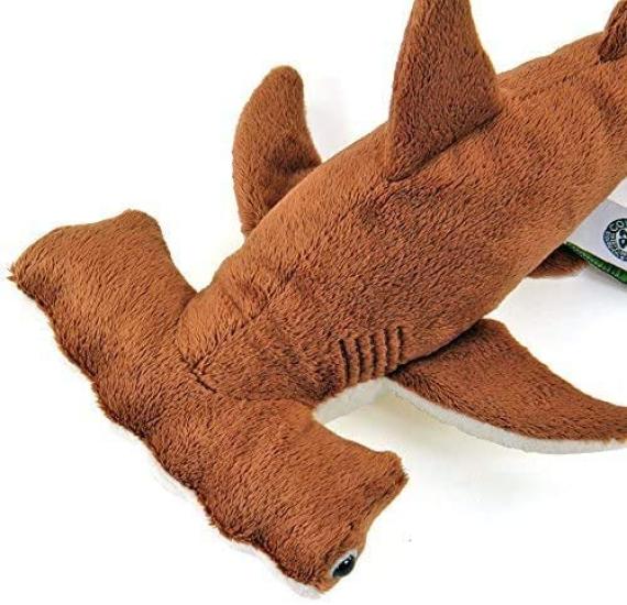 Calorata Scalloped Hammerhead Shark Plush Toy Realistic Shark Animal Toy Doll Gift Present Birthday Christmas Present (Small/Soft Touch) (Twice