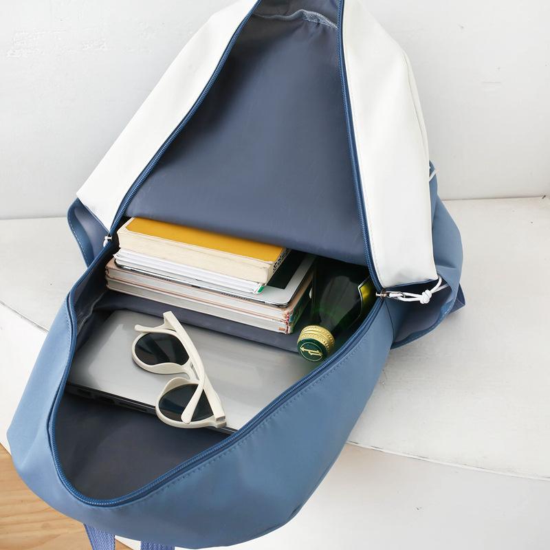 Primary and Secondary School Students' School Bag Tutoring Bag Four Piece Korean Version Small Fresh Large Capacity Backpack Student School Bag