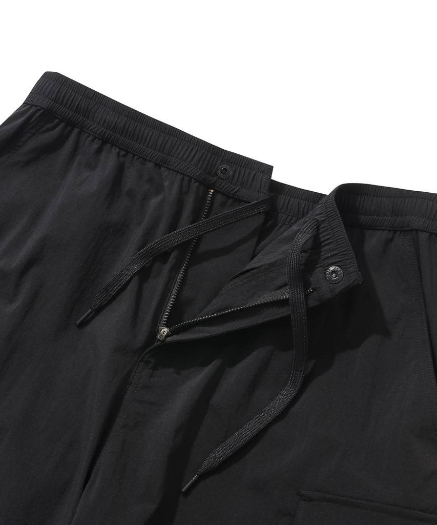 COVERNAT College Tech Nylon Cargo Jogger Pants Black