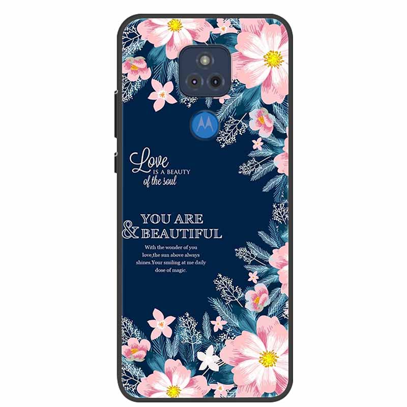 For Moto E7 Plus Case Bumper Silicone TPU Soft Phone Cover For Motorola Moto E7 Plus Case Cartoon Funda E 7 Plus E7Plus Coque