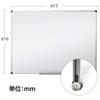 XIWODE Magnetic Whiteboard, Wall-Mounted, 90x60cm, Aluminum Frame, Erasable, Durable, Writing Board for School, Home, Office, and Conference Room