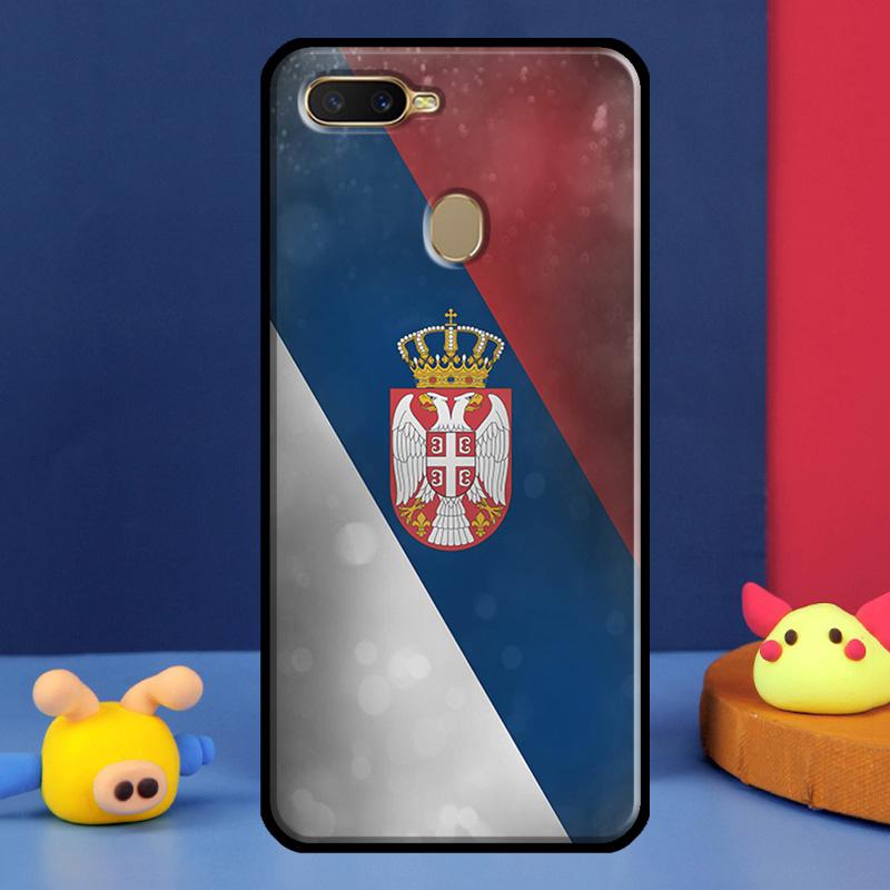 Flagge von Serbien Serbischer Case Für Oppo A16 A76 A96 A58 A78 A98 A5 A9 A91 A15 A17 A77 A52 A72 A74 A94 A54S A57S Hülle