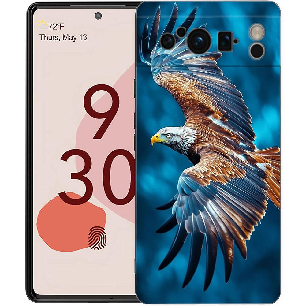 

For Google Pixel 10 Pro Phone Case Pixel 9 Pro XL TPU Case Pixel 8 Pro 9A 8A 7A 7 6A 6 Pro Soft Cover Eagle Pixel 9A