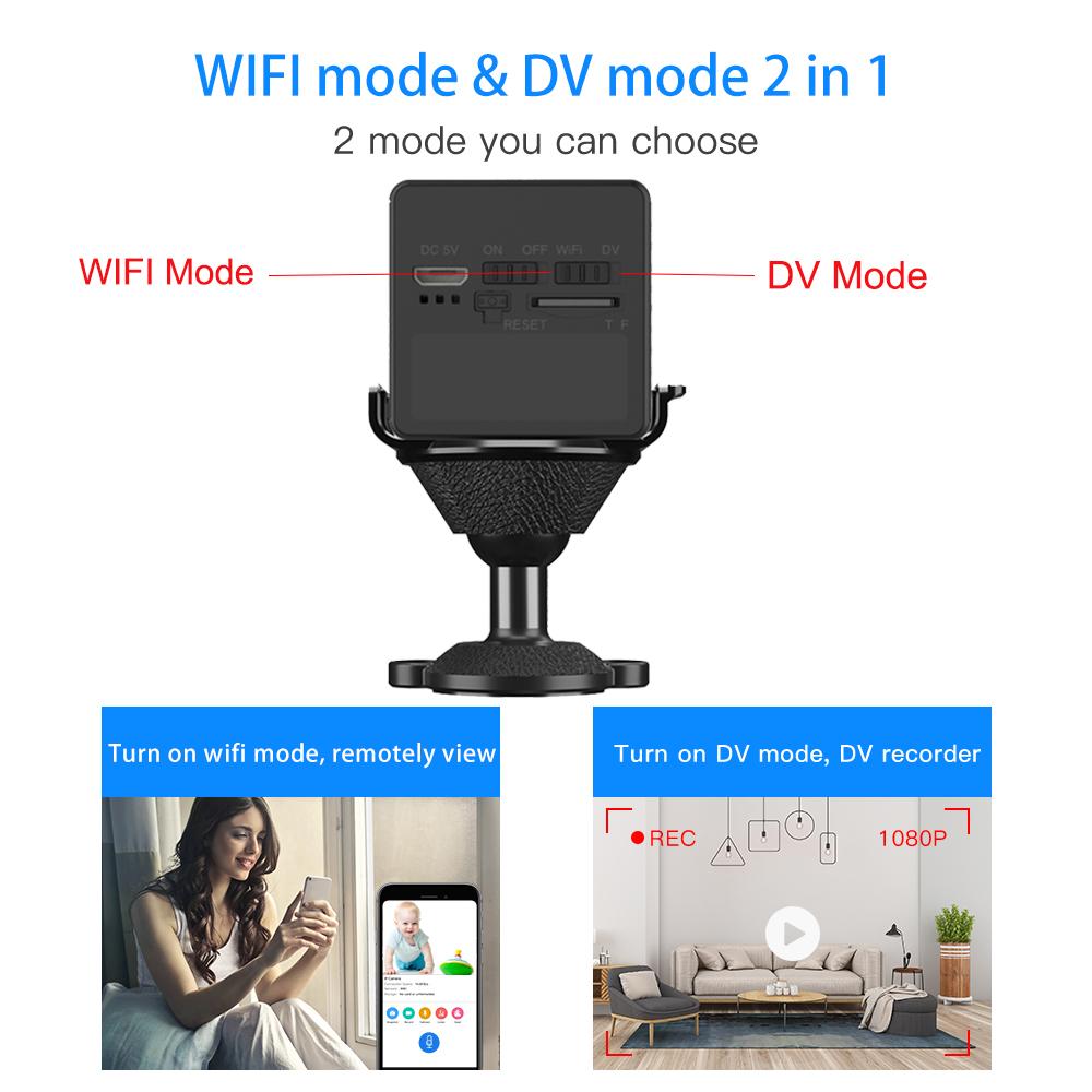 Vstarcam Mini Camera Security Camera Wireless Indoor 1080P HD WiFi Cameras Home Video Security Motion Detection Audio Monitor