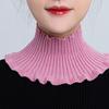 Fake Collar Detachable Turtleneck Neck Dickey Half Top Mock Sweater Collar