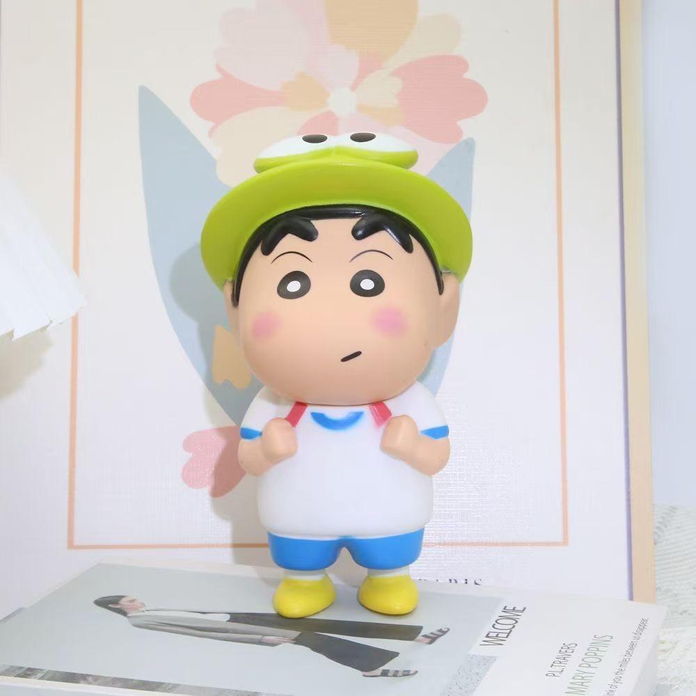 Adorable 18cm Crayon Shin Chan Frog Figure Perfect For Home Dcor Birthday Gifts