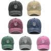 White Wolf's Head Adjustable Baseball Caps Trucker Cap Buckle Stylish Snapback Baseball Cap Perfect For Outdoor Sports