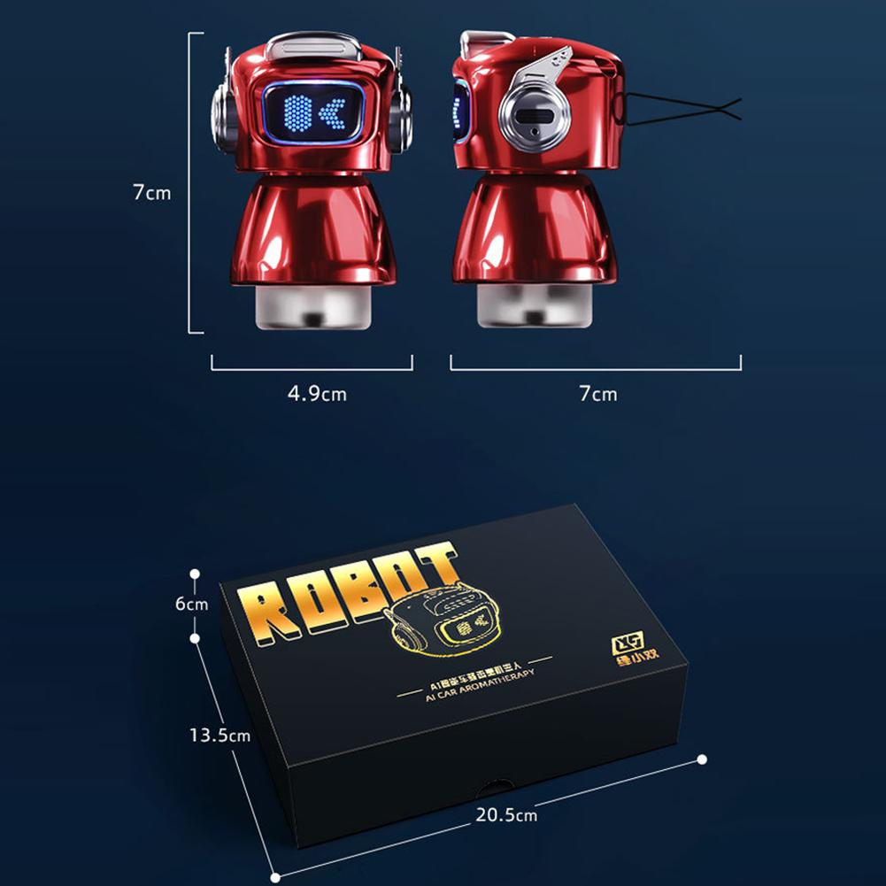 Car Air Freshener Perfume Diffuser Fragrance Spray AI Intelligent Robot Aromatherapy With Vehicle Air Outlet Decor Accessories
