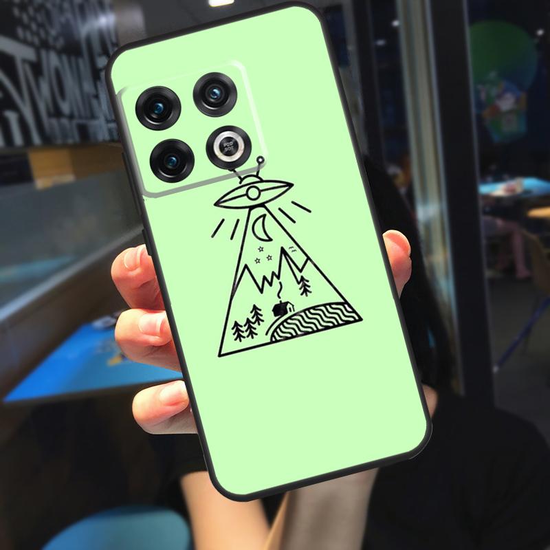 Aesthetic Alien Funda For OnePlus 13 12 R 11 9 10 Pro 8T 9RT 10T OnePlus Nord 4 CE 2 3 Lite N30 N20 Case