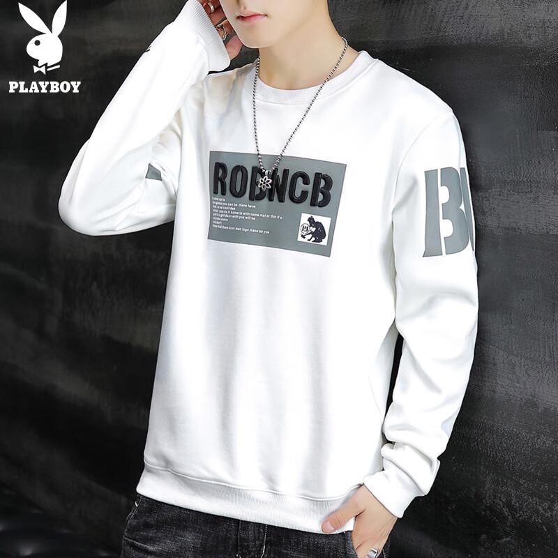 PLAYBOY Men's Casual Long-Sleeve Sweatshirt