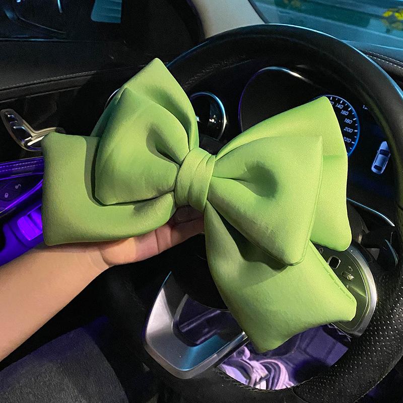 1 Piece Bow Styling Women Cycling Electric Bike Car Accessories Motorcycle Helmet Butterfly Knot Full Face Off Road Helmet Decor