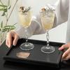 Niche Retro Stemware: High-End Tipsy Cocktail, Wine & Champagne Glass Set