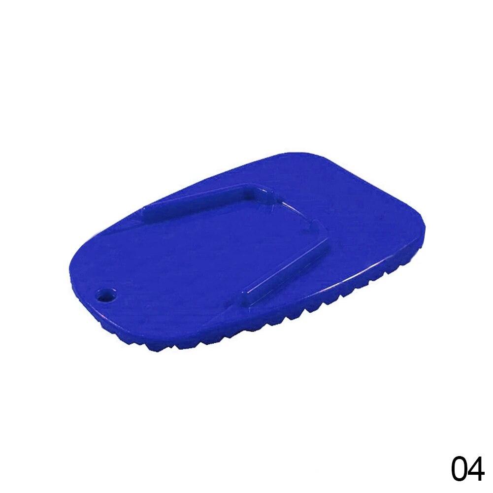 1pc Black Universal Motorcycle Plastic Side Stand Moto Bike Kickstand Non-slip Plate Side Extension Support Foot Pad Base