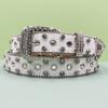 Trendy Personality Belt Girlfriend Punk Girl Chic Head Rivet Rhinestone Belt Gothic Corn Belt