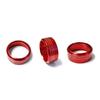 Red Aluminum AC Climate Control Knob Ring Covers For Subaru Impreza WRX/STi