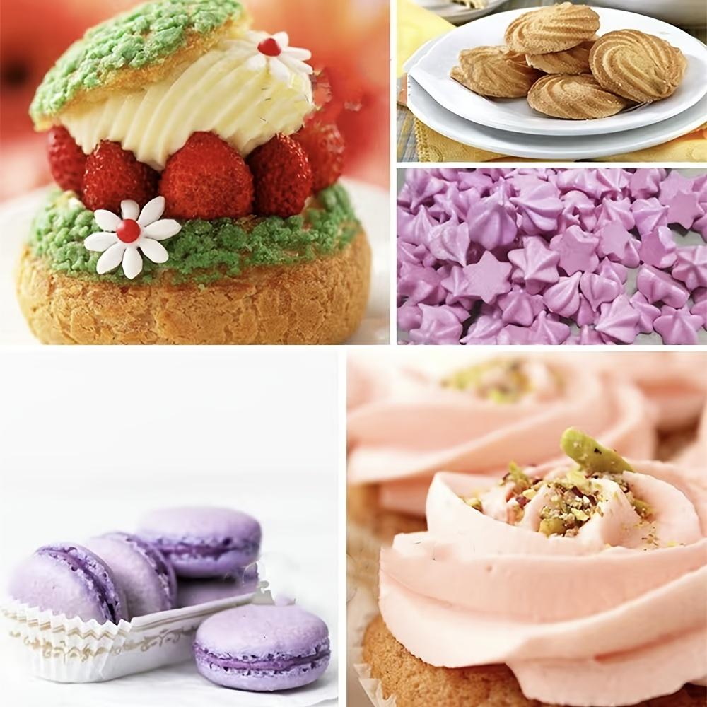 Spritztülle aus Edelstahl Nr. 333 – drehbare Blumentülle mit 6 Zinken zum Dekorieren von Kuchen, DIY-Backwerkzeug, silberfarben