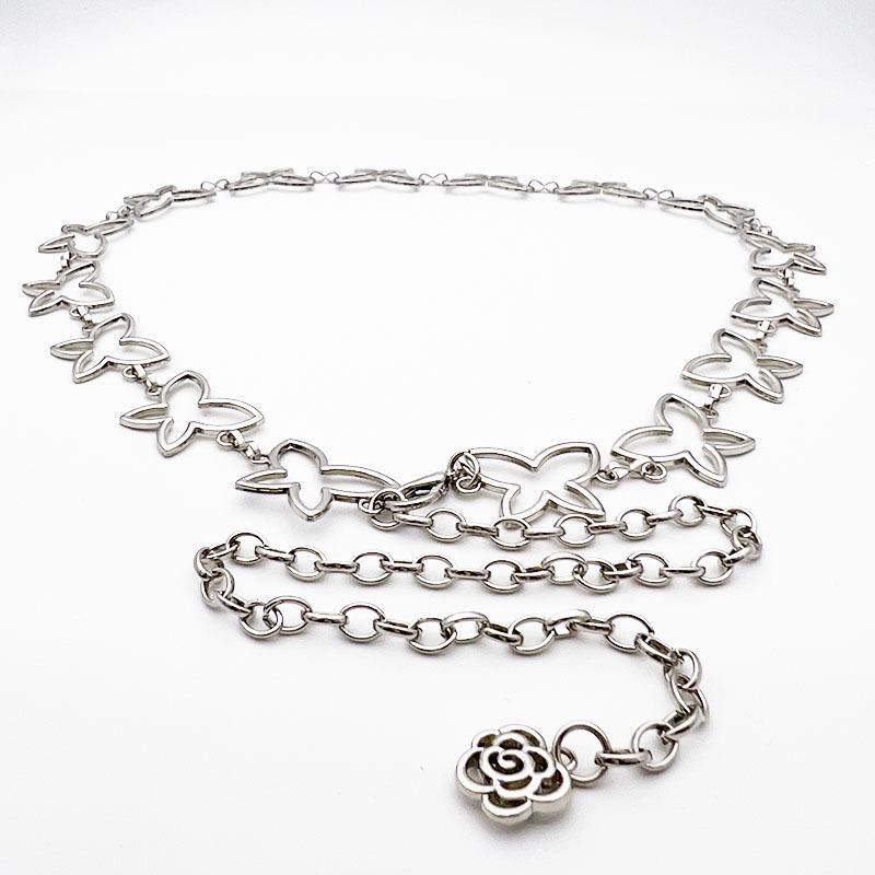 Trendy Cross-Border Hollow Butterfly & Retro Heart Waist Chain Jewelry
