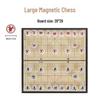 Brangdy Großes faltbares magnetisches Schach- und Gomoku-Brettspiel-Set