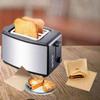 Saco para Torradeira Seguro para Micro-ondas Antiaderente Revestido com Teflon Reutilizável Bolsa de Cozinha para Pão Sanduíches Pizza Assar em Casa Ferramenta de Cozinha