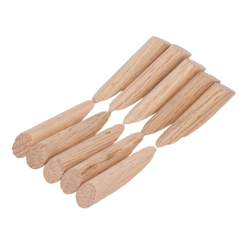 50Pcs Pocket Hole Plug 9.5mm Wooden Dowel Jig Accessory Part Set Kit for Woodworking Oak