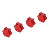 4pcs 17mm Aluminum Dustproof Nuts Cover for 1Celsius8 Remote Control Car Wheel   Hub Nuts Cover