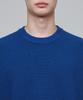Musinsa Standard Oversized Ribbed Crew Neck Knit [Blue]