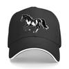 Unisexs Vintage Horse Equestrian Print Adjustable Outdoor Hat Suitable for Horseback Riding Machi Sandwich Baseball Cap