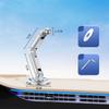 Multifunctional 17mm Ball Base Aluminum Alloy Adhesive Mount Support Suitable for Car Phone Holders & Navigation Systems