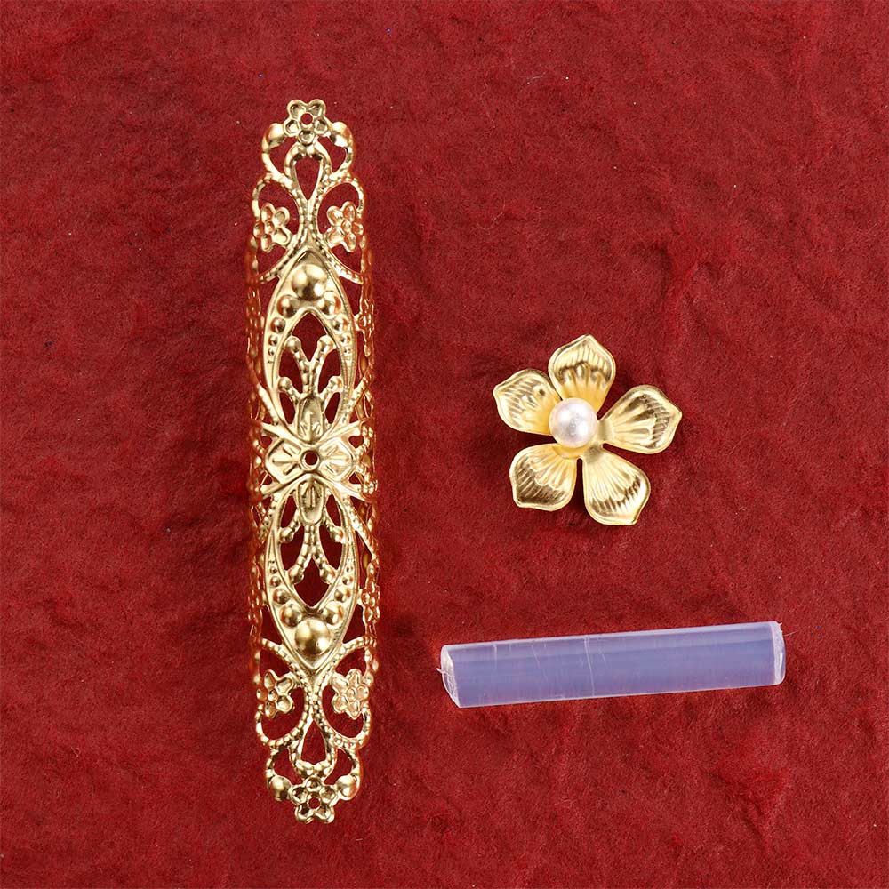 Vintage Decoration Prop For Bride Gold Red Bridesmaid Fan Bouquet Photography Ornaments Decor Craft