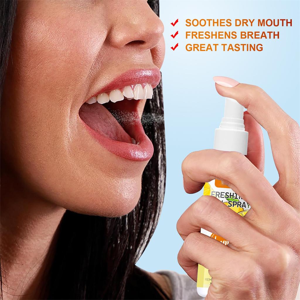 Lemon Fresh Mouth Spray 100ml Bad Breath And Freshen Breath  Various Herbs Dry Mouth Spray
