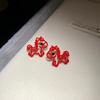 Fashion Jewelry Chinese Style Pony Earrings Rhinestone Drop Earrings  Wedding