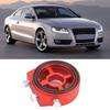 Universal Aluminum Oil Filter Cooler Sandwiched Plate Oil Pressure Temp Gauge Adapter Kit