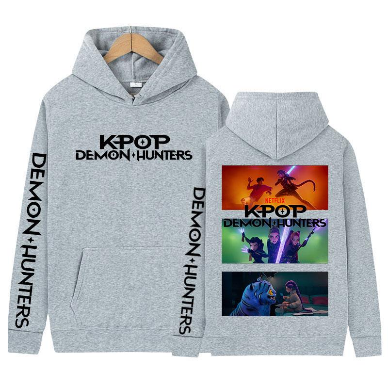 K-pop Demon Hunters 2025 Movie Merch Hoody Men Women Fashion High Quality Fleece Sweatshirt Casual Oversized Long Sleeve Hoodies