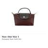 Longchamp Le Pliage Nylon Handbag Women's Mocha 34175919002
