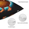 Pipi Potato Italian Brainrot Meme Pillowcases  Retro Trendy Pillow Case For Living Room Bed Chair Square Pillow Cover