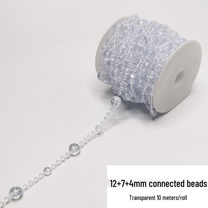 Double-Line Pearl Sunflower Snowflake Beads DIY Decoration