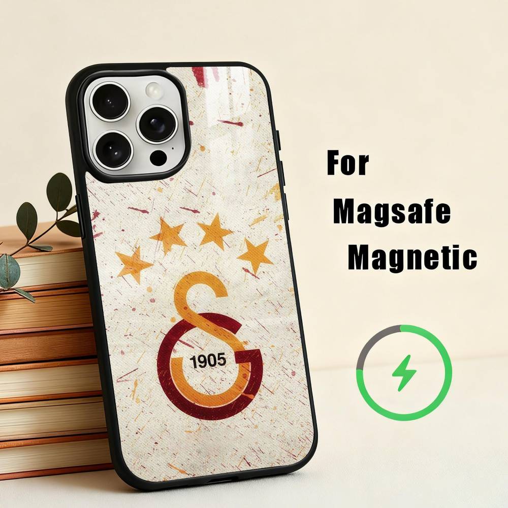 

G-Galatasaray-y S-SK pattern-n 1905 Phone Case For iPhone 17,16,15,14,13,12,Plus,Pro,Max for Magsafe Magnetic Wireless Charging iPhone13PRO