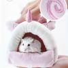 Hamster Nesting House Golden Bear Sleeping Bag Cotton Nest and Sleeping Bag Keep Hamster Warm and Cozy