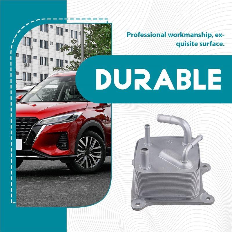 A82M-Engine Oil Cooler 2160650X1C 21606-50X1C For Nissan Kicks P15 Dacia Sandero III 2025 Radiator Cooling System Part