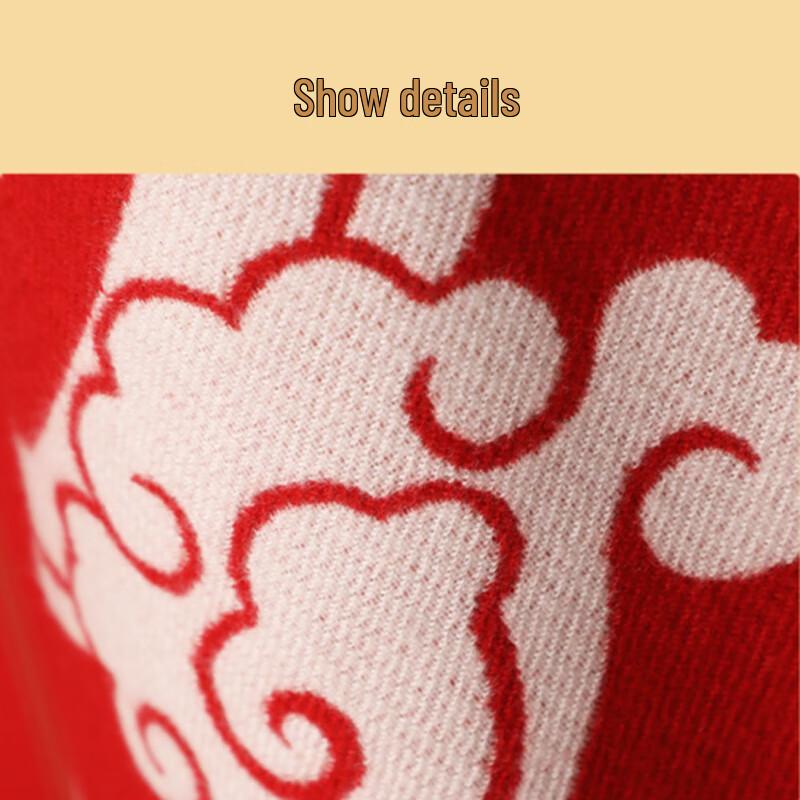 BANANAUNDER Forbidden City Auspicious Rabbit Art Shawl