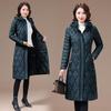 Women's Autumn Winter Plus Size Padded Thickened Down Jacket Warm and Comfortable Outerwear Long Hooded Slim Jacket