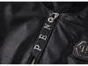 Giacca in Pelle con Zip e Collo Alto da Uomo Philip Plein - Collezione Autunno/Inverno