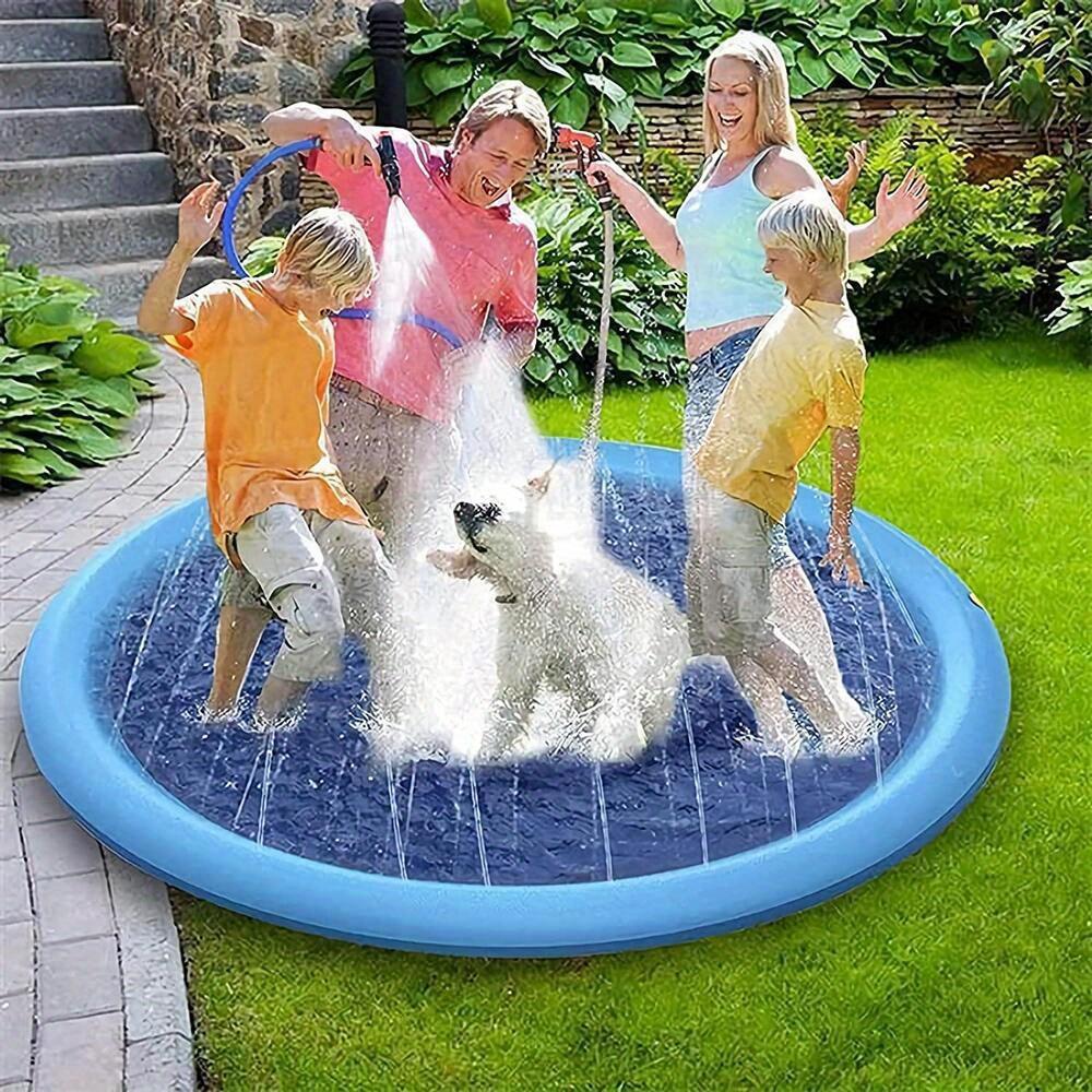 1pc Faltbare Pet Spray Verdickt Pad Hund Bad Pool Verdickt Langlebig Badewanne Haustier Sommer Im Freien Wasser Baden Versorgung