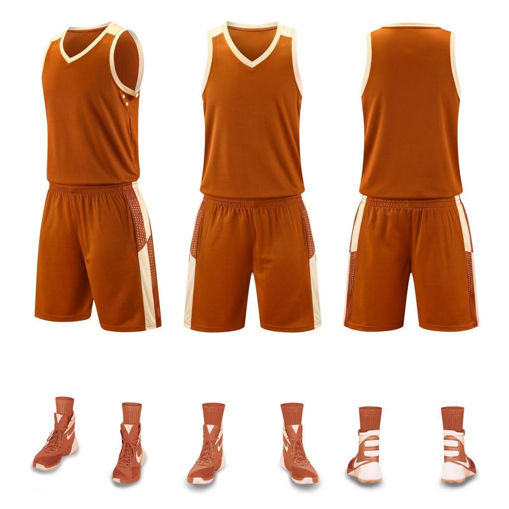 Breathable Summer Basketball Uniform Set for Students