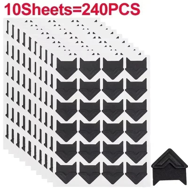 24-480pcs Self Adhesive Picture Journal Photo Album Stickers Vintage Frame Corner Sticker DIY Kraft Paper for Scrapbooking Decor
