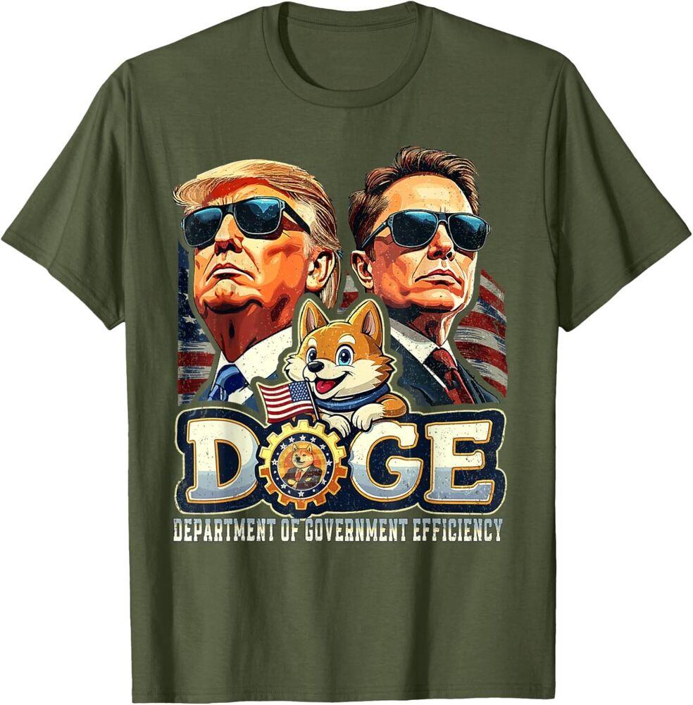 

D.O.G.E DOGE Department Of Government Efficiency Unisex T-Shirt 3XL
