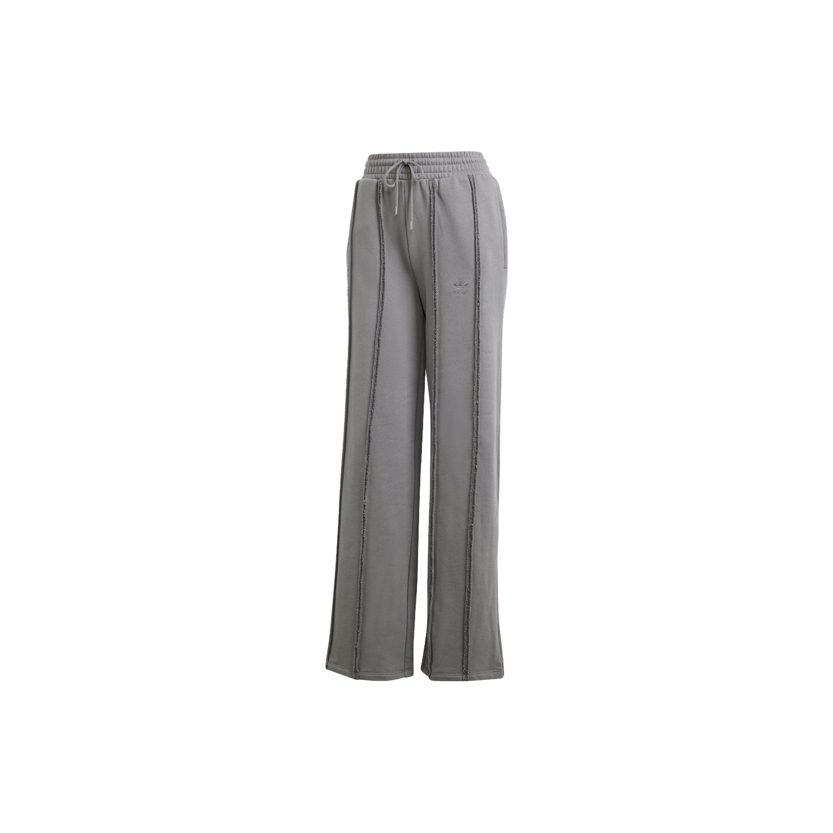 adidas Originals Women s Wide Leg Sweatpants Grey IY9020 L