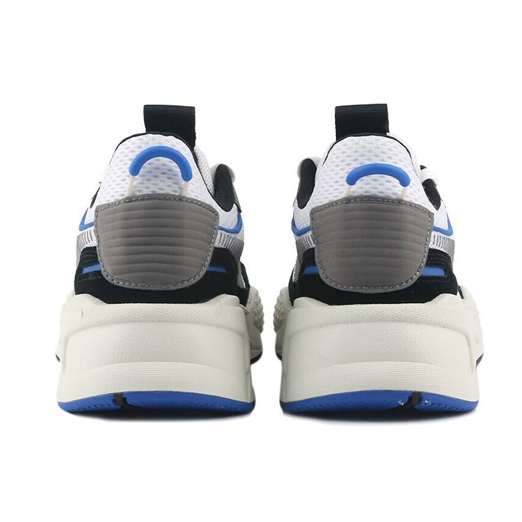 Puma Rs 2.0 Fabric Synthetic Leather Panorama Retro Color Block Low Top Lifestyle Sneakers Unisex sneakers Black White Gray 375872-01